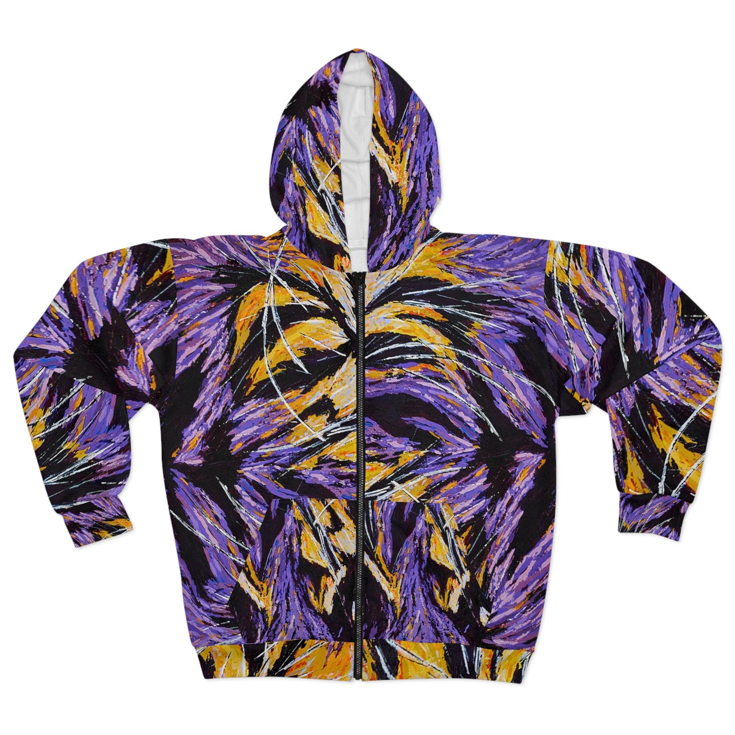 Tiger Eye Unisex Zip Hoodie