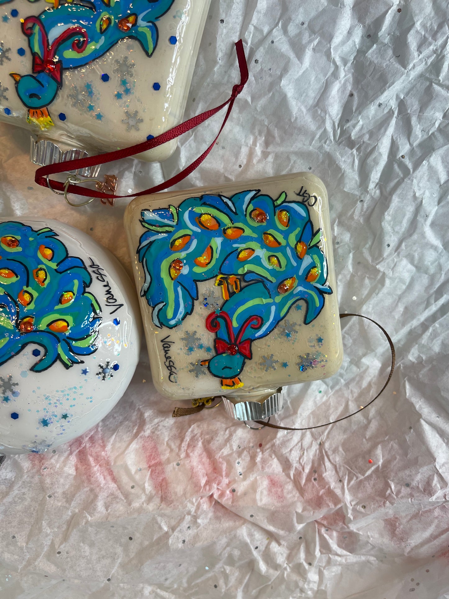 2024 Hand Painted Ornaments