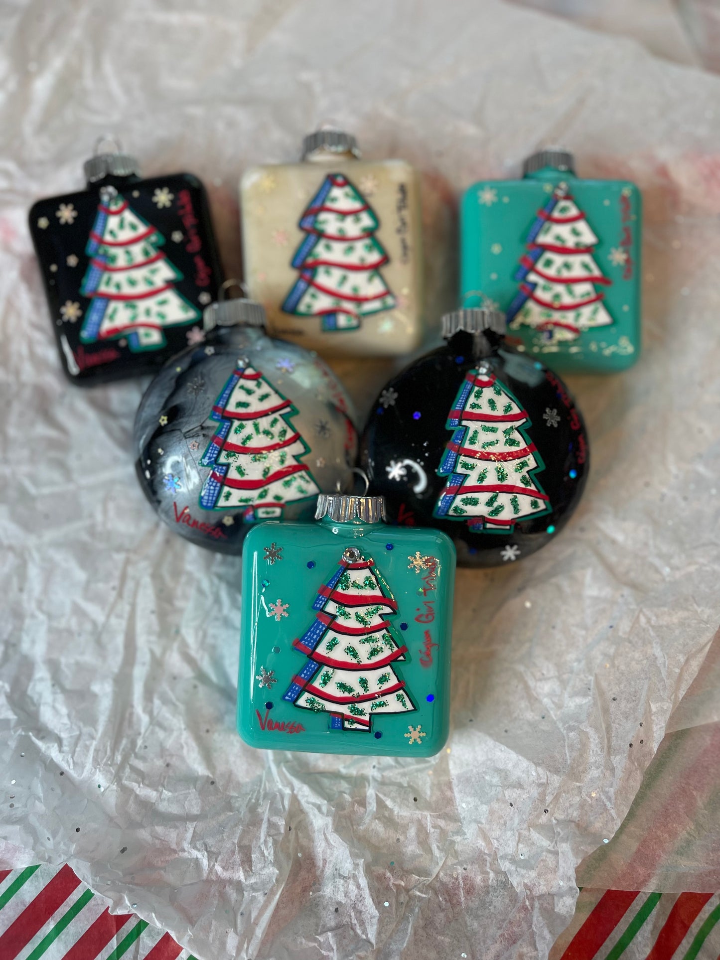 2024 Hand Painted Ornaments