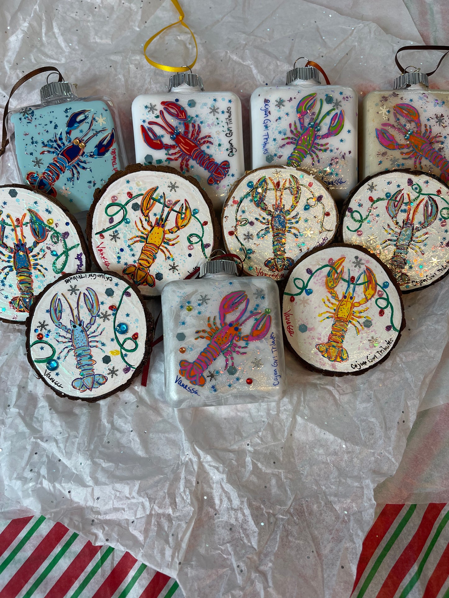 2024 Hand Painted Ornaments