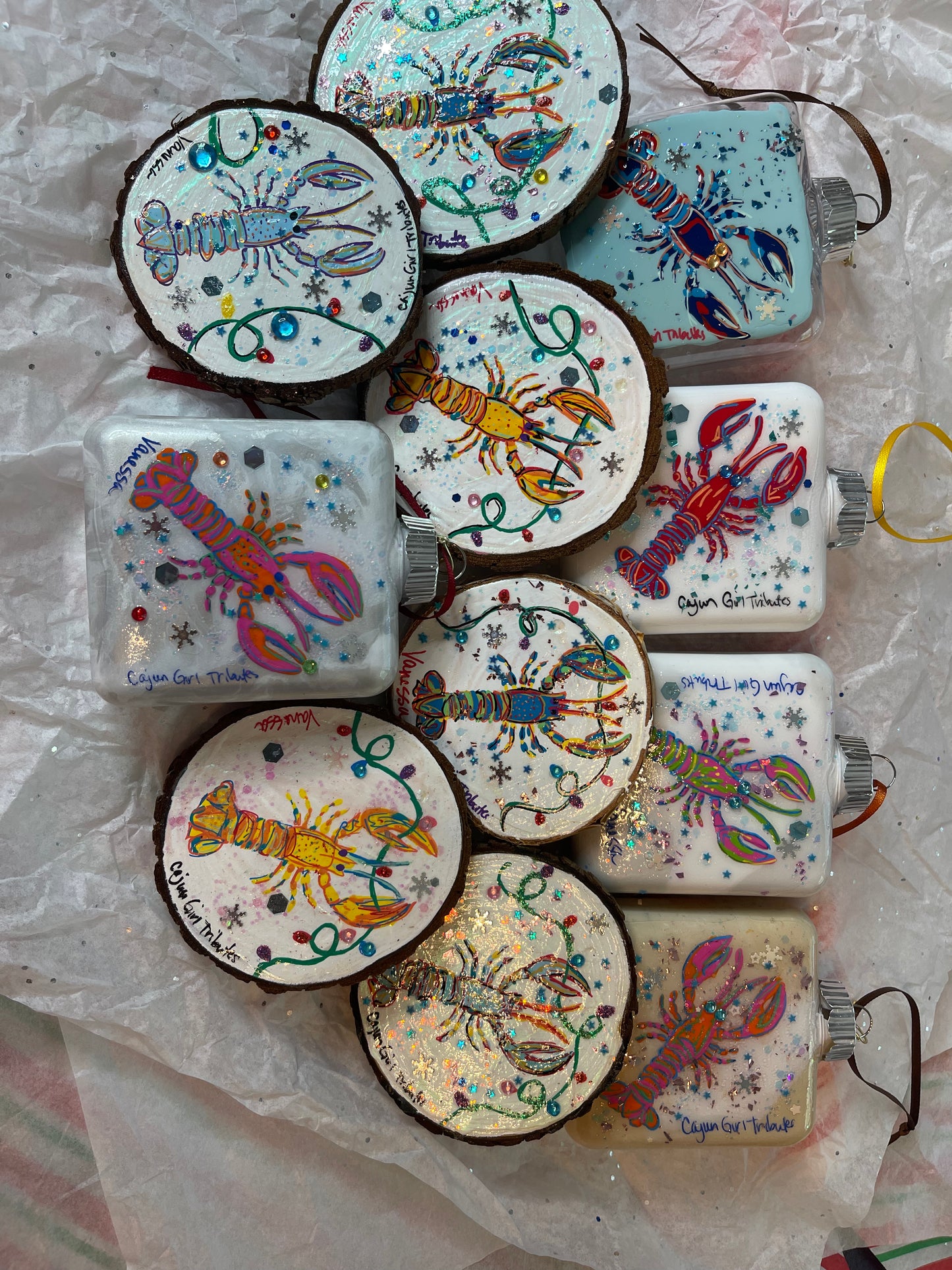 2024 Hand Painted Ornaments