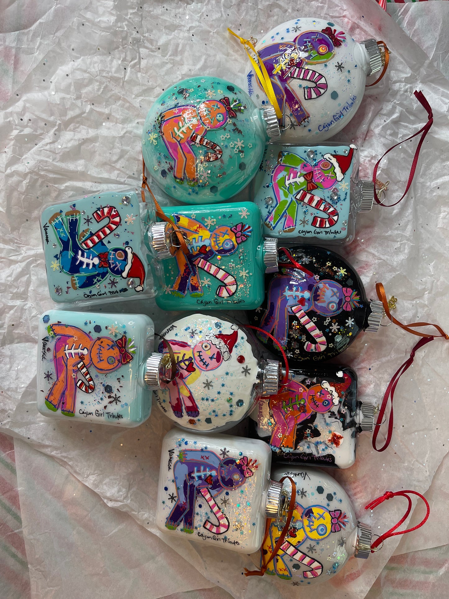 2024 Hand Painted Ornaments