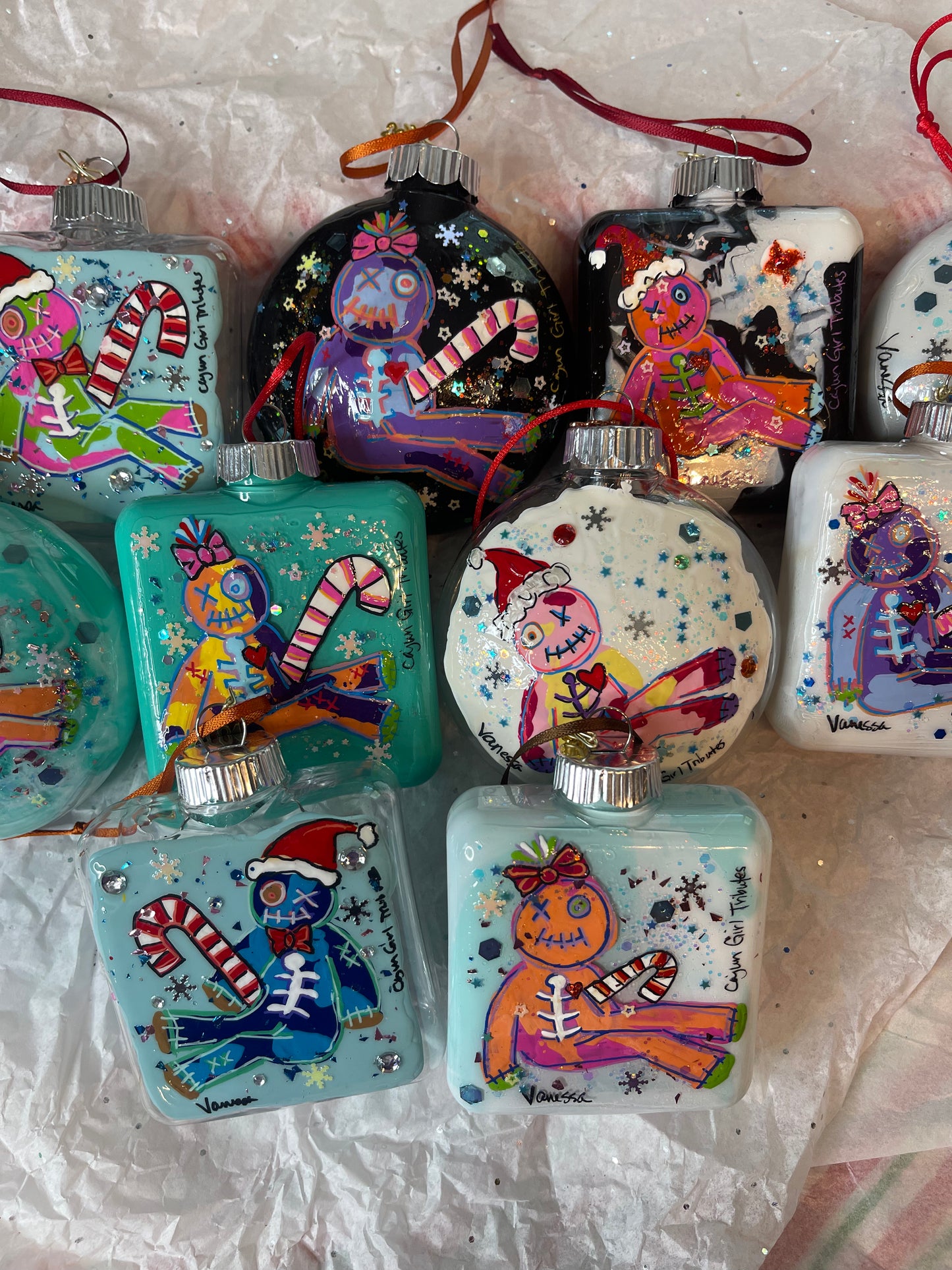 2024 Hand Painted Ornaments