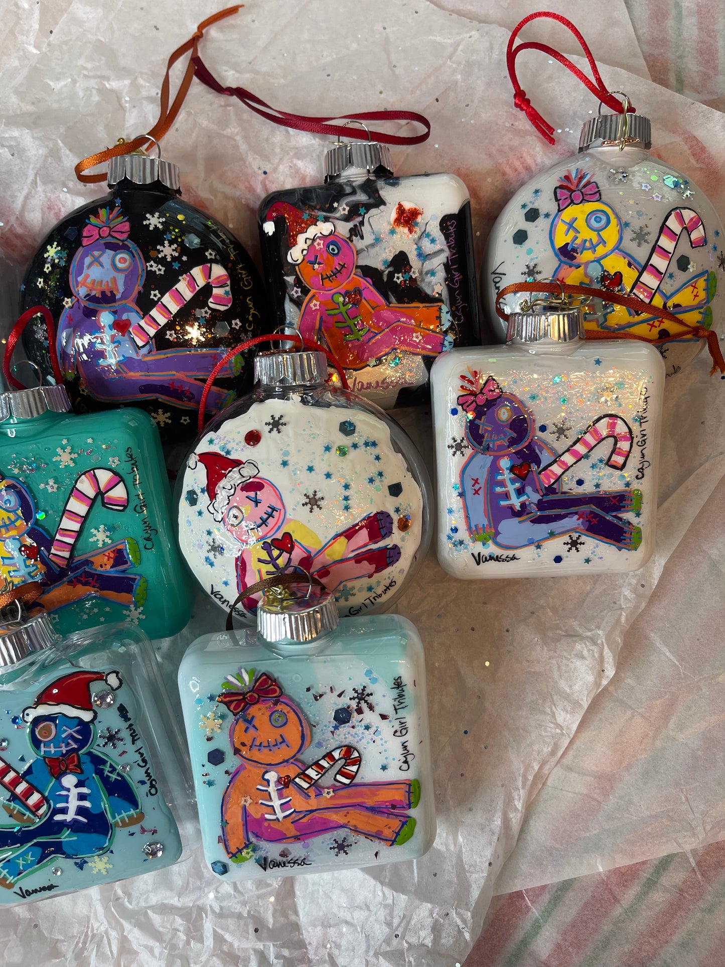 2024 Hand Painted Ornaments