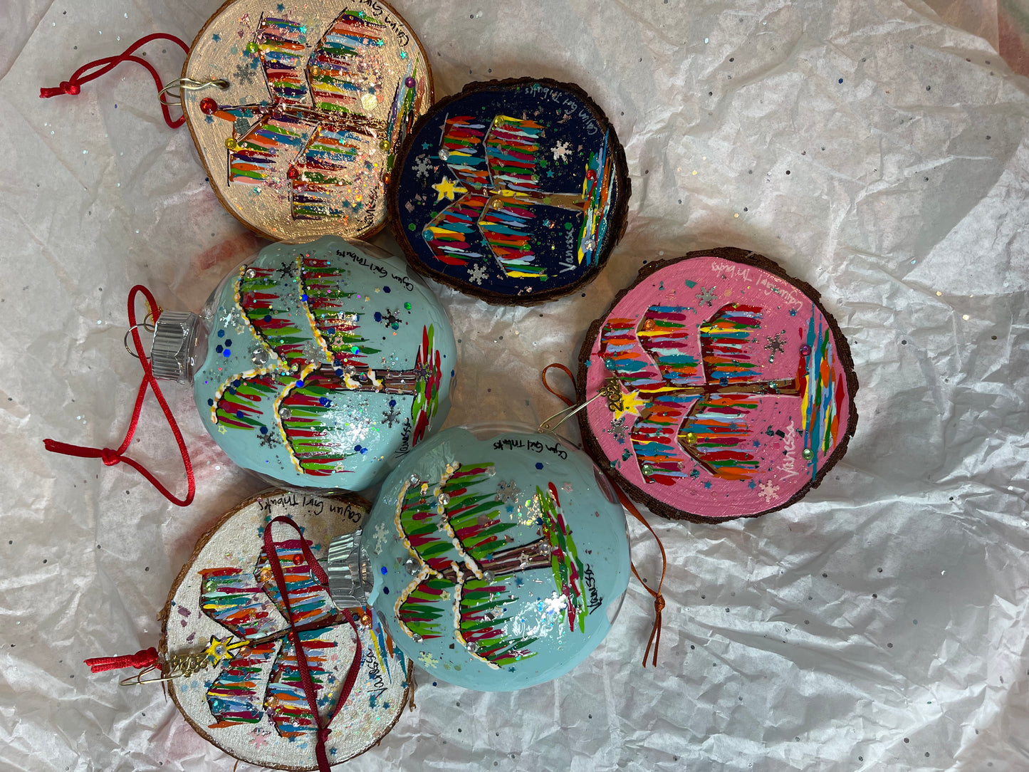 2024 Hand Painted Ornaments