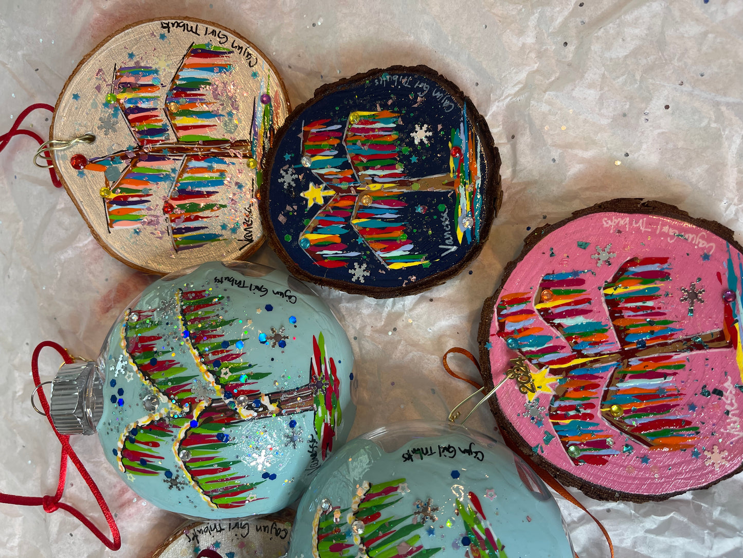 2024 Hand Painted Ornaments