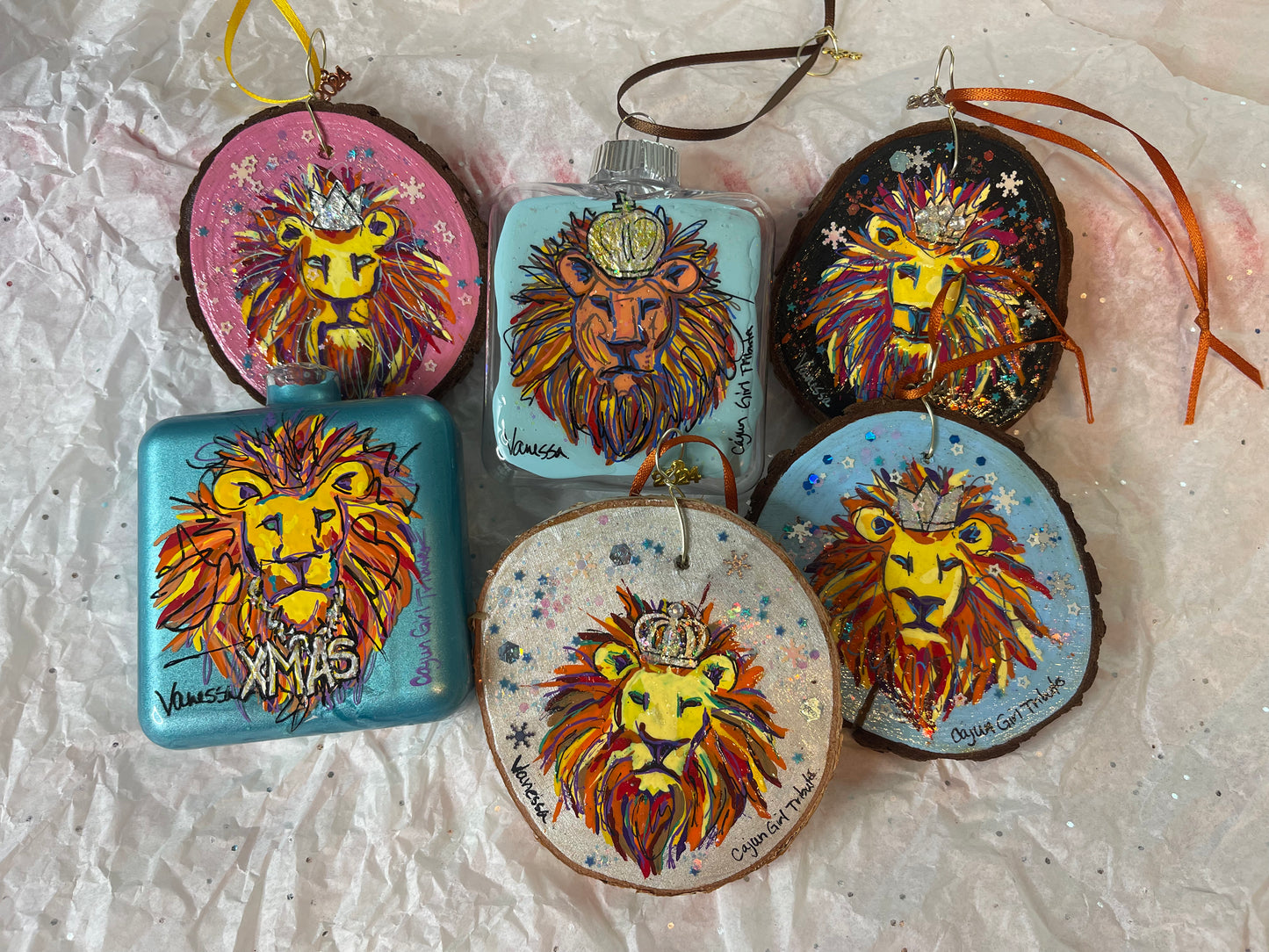 2024 Hand Painted Ornaments