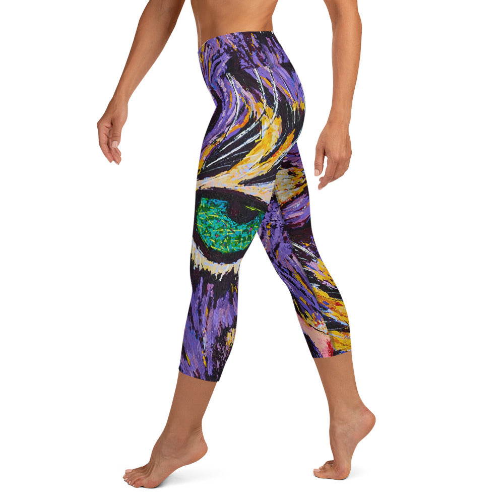 Eyes Never Lie Yoga Capri Leggings