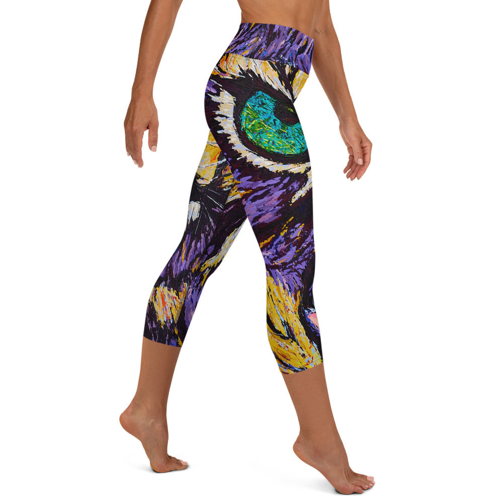 Eyes Never Lie Yoga Capri Leggings